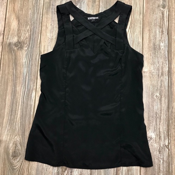 💥 EXPRESS Black Sleeveless Top. - Picture 8 of 8